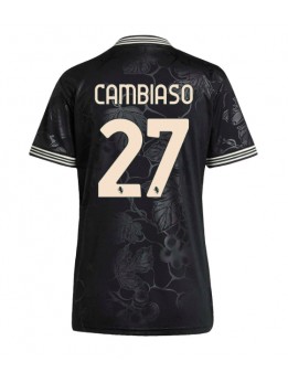 Billige Juventus Andrea Cambiaso #27 Tredjedrakt Dame 2025-26 Kortermet